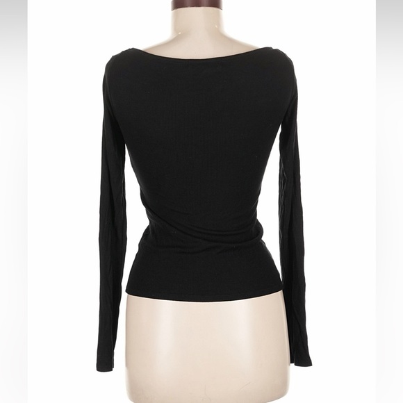 Joah Brown Square Neck Long Sleeve Top - Picture 5 of 6